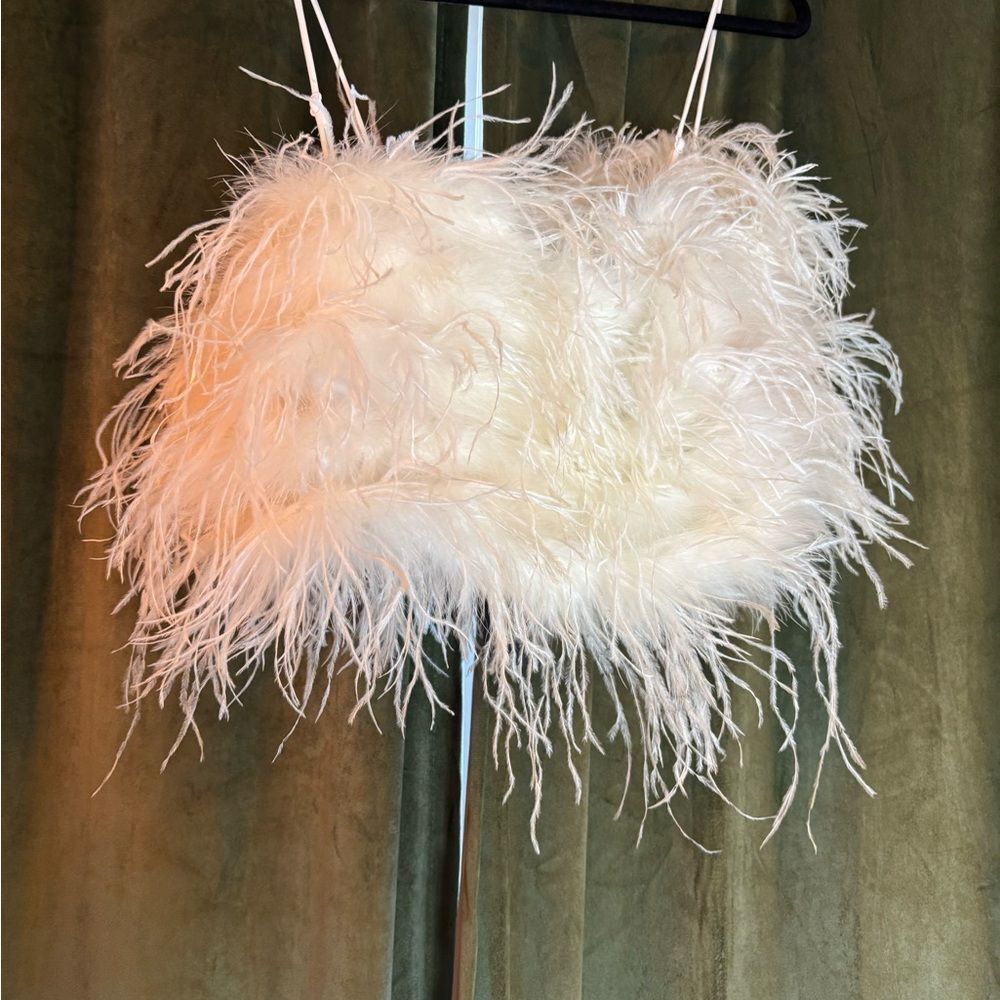 Banana Republic Real Ostrich Feather Tank - Picture 5 of 7